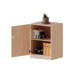 Schrank, 2 OH, 1 Tür, abschließbar, links, B/H/T 60x82x40cm 